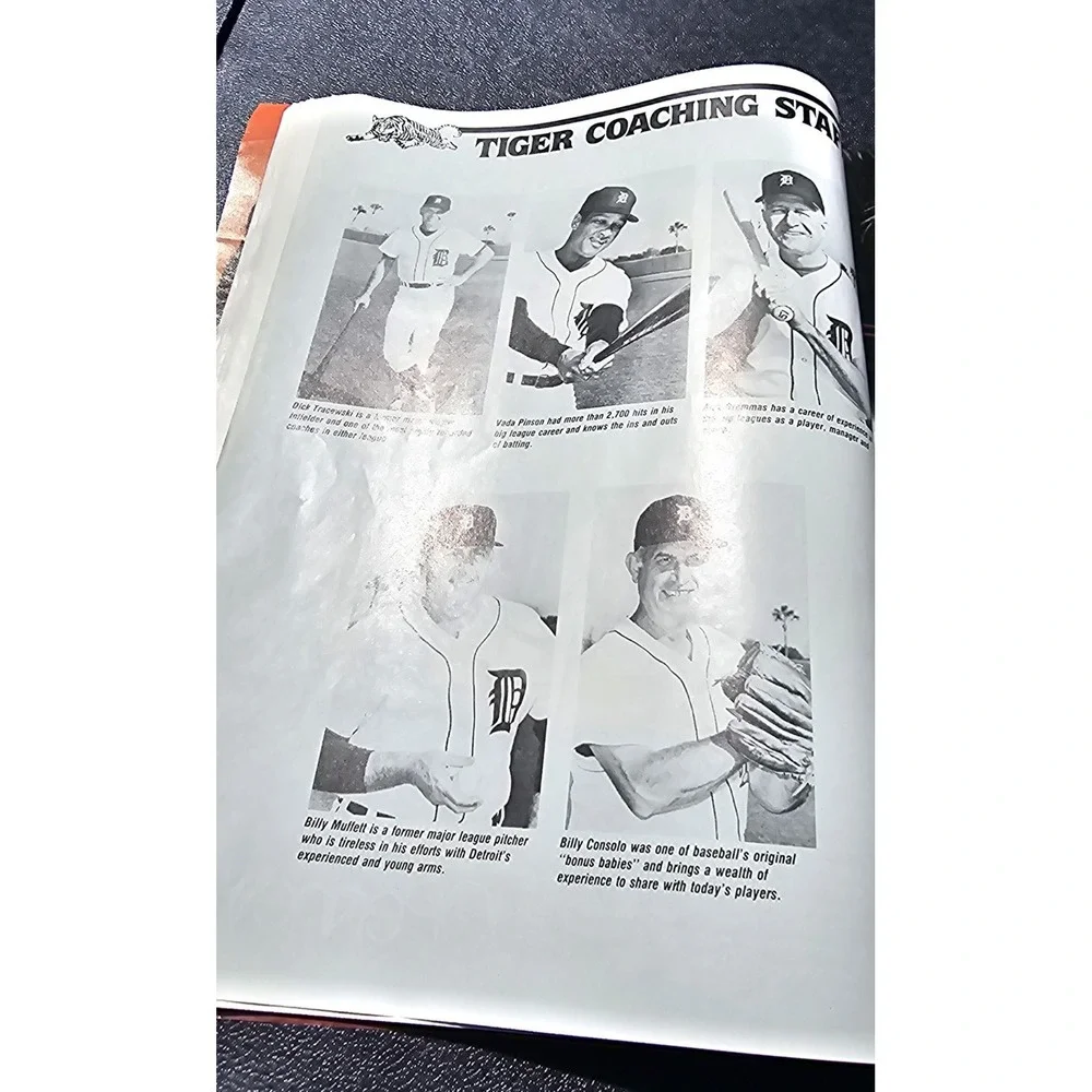 1987 Detroit Tigers Official Scorebook &‎ Program MLB Baseball